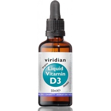 Viridian Liquid Vitamin D3 2000iu 50 ml