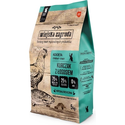 WIEJSKA ZAGRODA Kittens Chicken with salmon 5 kg