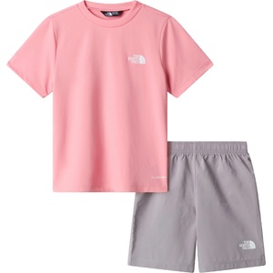 The North Face Детска спортна тениска The North Face Kid's 24/7 Set Sport shirt - Coral Crush / Transcendent Grey - размер 3 Years (704-5979-0112)