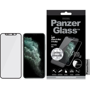 Panzer Стъклен протектор PanzerGlass за Apple iPhone XS Max/11 Pro Max CaseFriendly CamSlider, Swarovski Edition- Черен