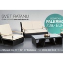 Ratanová sedacia súprava PALERMO šedé
