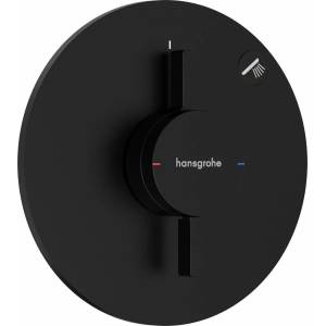 Hansgrohe DuoTurn S вграден смесител за душ с 1 функция, матово черен (75618670)