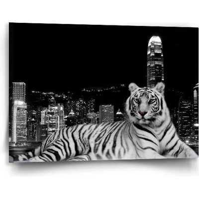 Sablio Obraz Mestský tiger - 90x60 cm