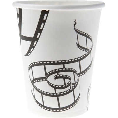 Santex Хартиени чаши - Холивуд, бели