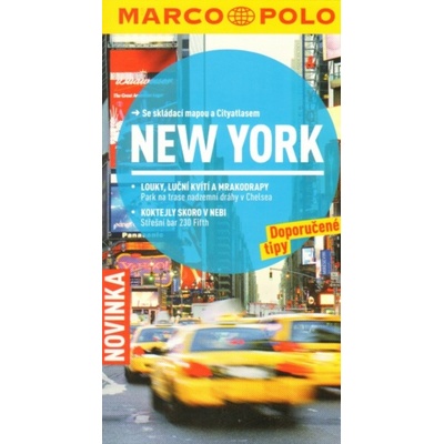 New York Průvodce se skládací mapou