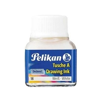 Pelikan tuš 10 ml biela 18