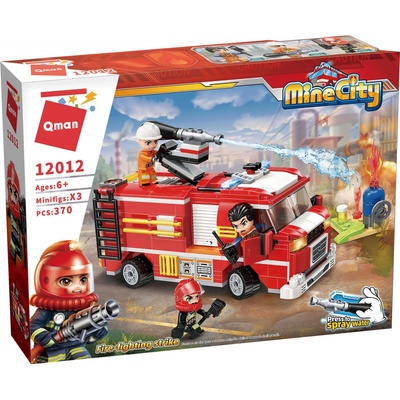 Qman Mine City Fire Line 12012 Cisternová automobilová stříkačka