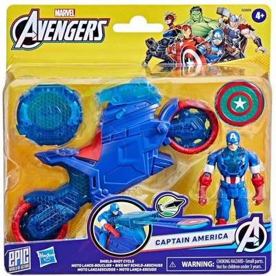 Hasbro Avengers Captain America Shield Shot Cycle 10cm (g0889)