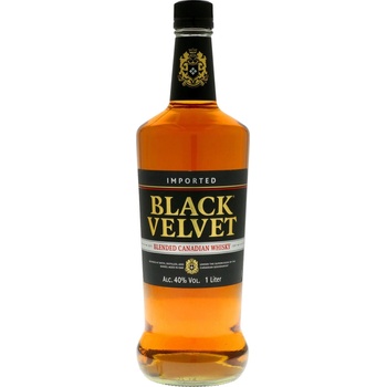 Black Velvet 40% 1 l (čistá fľaša)