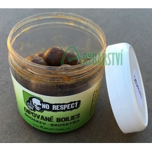 NO RESPECT Fish Liver Dipované boilies 150g 20mm Broskev