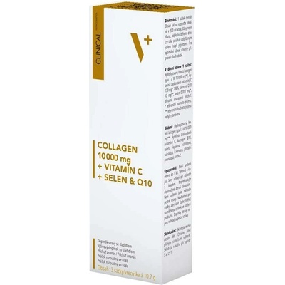 Clinical Collagen 10000 mg+vitC+selen&Q10 3x 10,7 g