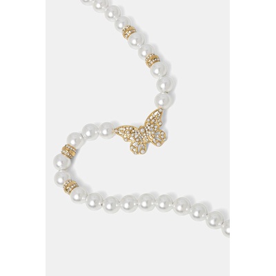 Guess Колие женско от неръждаема стомана BORBOLETA (JUBN06.120JW)