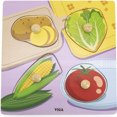 Viga dřevěná vkládačka zelenina – Zboží Dáma
