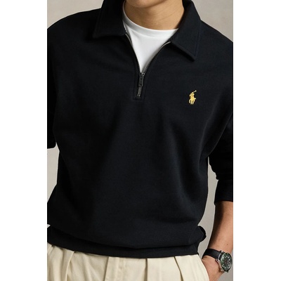 Ralph Lauren Памучен пуловер Polo Ralph Lauren в черно 710961601 (710961601)