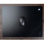 Corsair Геймърска подложка за мишка corsair mm glass large precision, черна