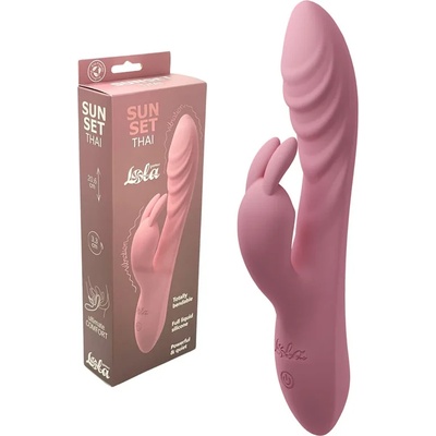Вибратор за G-точка и клиторна наслада, гъвкав, 20, 6см. - Thai Sunset (9702-02LOLA)