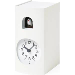 Lemnos Часовник с кукувица Bockoo бял (GF17-04 WH) Будилник