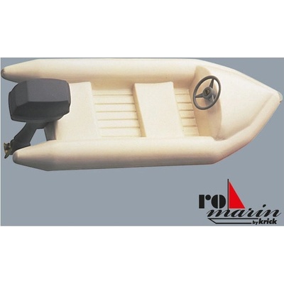 ROMARIN Gumový člun s atrapou závěsného motoru 1:25