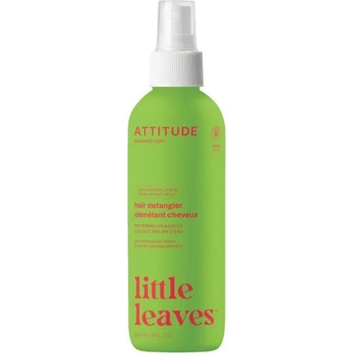 ATTITUDE Sprej na ľahké rozčesávanie Little leaves na vlasy pre deti s vôňou melóna a kokosu 240 ml