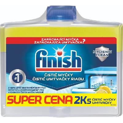 Calgonit Finish Lemon čistič myčky duopack, 2× 250 ml