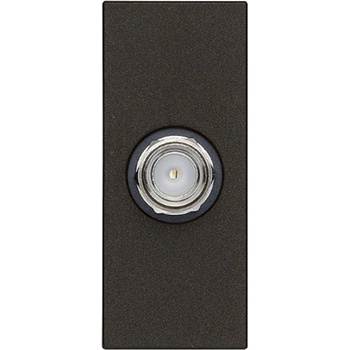 Vimar 30318. G TV Розетка F-конектор Linea, 1M, Black, (VM30318.G)