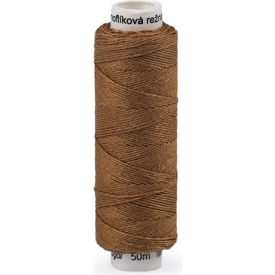 Nitě lněné knoflíkové 50 m, malé, 716 béžová