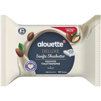 alouette Vlhčený s vůní bambuckého másla 3 x 50 ks