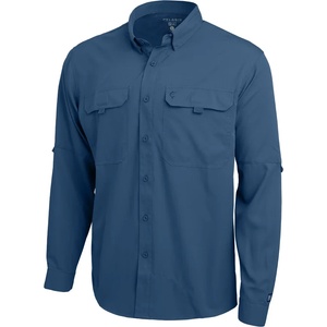 PELAGIC Риза с дълъг ръкав Pelagic Keys LS Guide Fishing Shirt Abyss