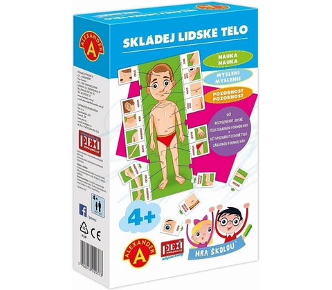 Skládej lidské tělo -