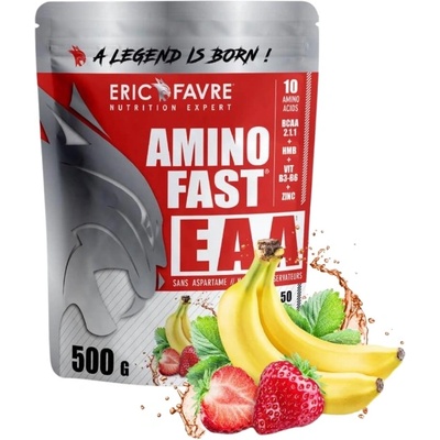 Eric Favre Amino Fast® EAA | Essential Amino Acid Powder [500 грама] Ягода и банан