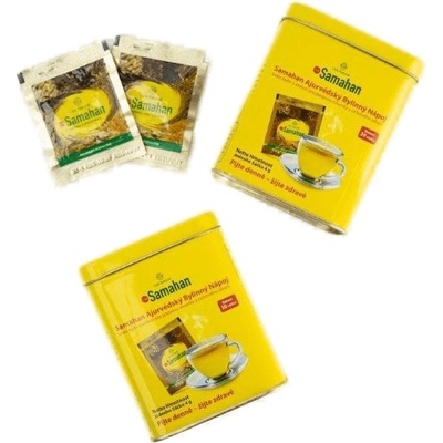 Samahan Ajurvédský instantní bylinný nápoj v kovové krabičce 30 x 4 g