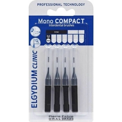 Pierre fabre dermatologie Интердентални четки, Elgydium Mono Compact 0.35 4 pieces