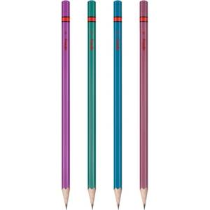 rOtring Metallic HB шестоъгълен графитен молив със смесени цветове NRR2090067 (NRR2090067)