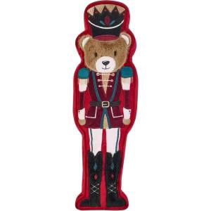 Catherine Lansfield Декоративна възглавница с коледен мотив 20x30 cm Christmas Nutcracker Bear - Catherine Lansfield (DS/60650/W/3DCU/RE)