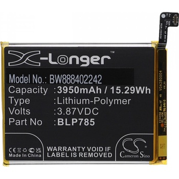 VHBW Батерия за OnePlus Nord, BLP785, 3950 mAh (888402242)