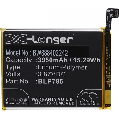 VHBW Батерия за OnePlus Nord, BLP785, 3950 mAh (8014784)