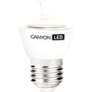Canyon LED COB žárovka E27 kompakt kulatá průhledná 6W,470 lm,Neutrální bílá 4000K,220-240 150 ° Ra> 80