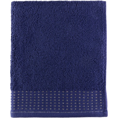 Miss Lucy Bavlnený kúpeľňový uterák FELIPE NAVY 50 x 90 cm
