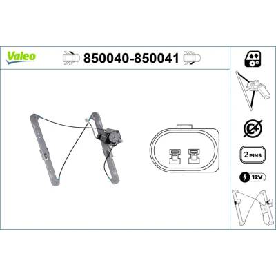 Mechanizmus zdvíhania okna VALEO 850040