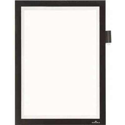 DURABLE Informačný panel, A4, samolepiaci, na písanie poznámok, DURABLE DURAFRAME "NOTE", čierna
