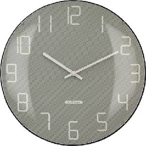 NeXtime Стенен часовник Shade сив (3299GS)