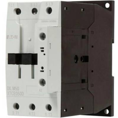 Eaton Контактор EATON DILM50(230V50HZ, 240V60HZ), 277830 - 3 полюса, 380 V 400 V 22 kW, 230 V 50 Hz, 240 V 60 Hz, AC работа, Винтови клеми (277830)