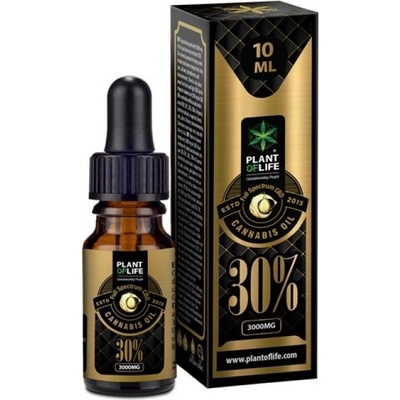 PLANT OF LIFE CBD/CBG Kapky Konopný olej s CBD 30% Fullspectrum 10 ml