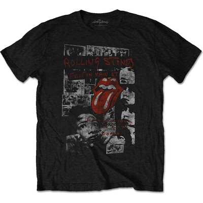 The Rolling Stones tričko Elite Faded čierne