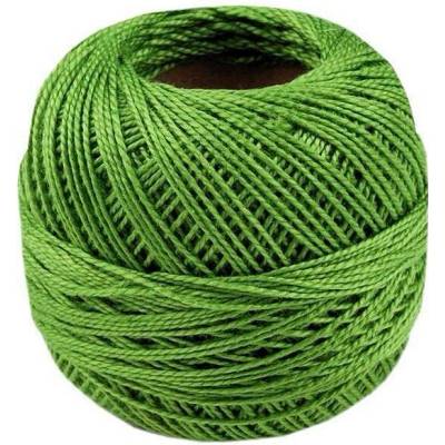 Vyšívací příze Perlovka Niťárna Varianta: 6162 Bright LimeGreen, Balení: 10 ks 19089/6096/68459