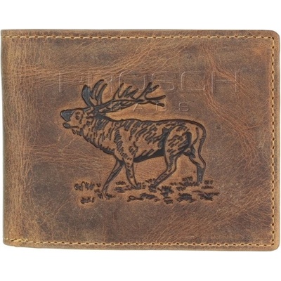 Greenburry Kožená peňaženka 1705-Stag-25 hnedá