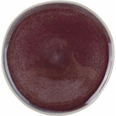 DOMOLETTI Jídelní talíř Cherry Velvet 26,8 cm, bílý/fialový