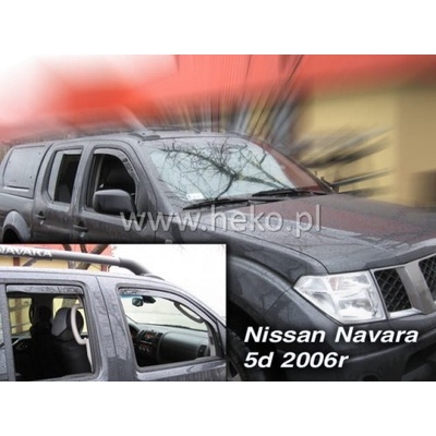 Deflektory Nissan Navara 2005-2014 / D40 King / Double Cab
