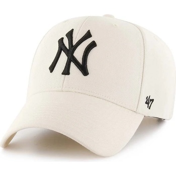 47 brand Шапка с козирка вълна 47 brand MLB New York Yankees в бежово с апликация B-MVPSP17WBP-NT (B.MVPSP17WBP.NT)