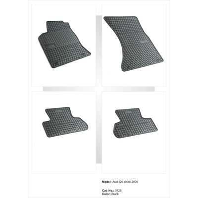 FroGum Гумени стелки за AUDI Q5 I 8R (2008-2017), марка Frogum (0725)
